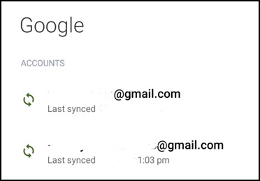 select gmail account